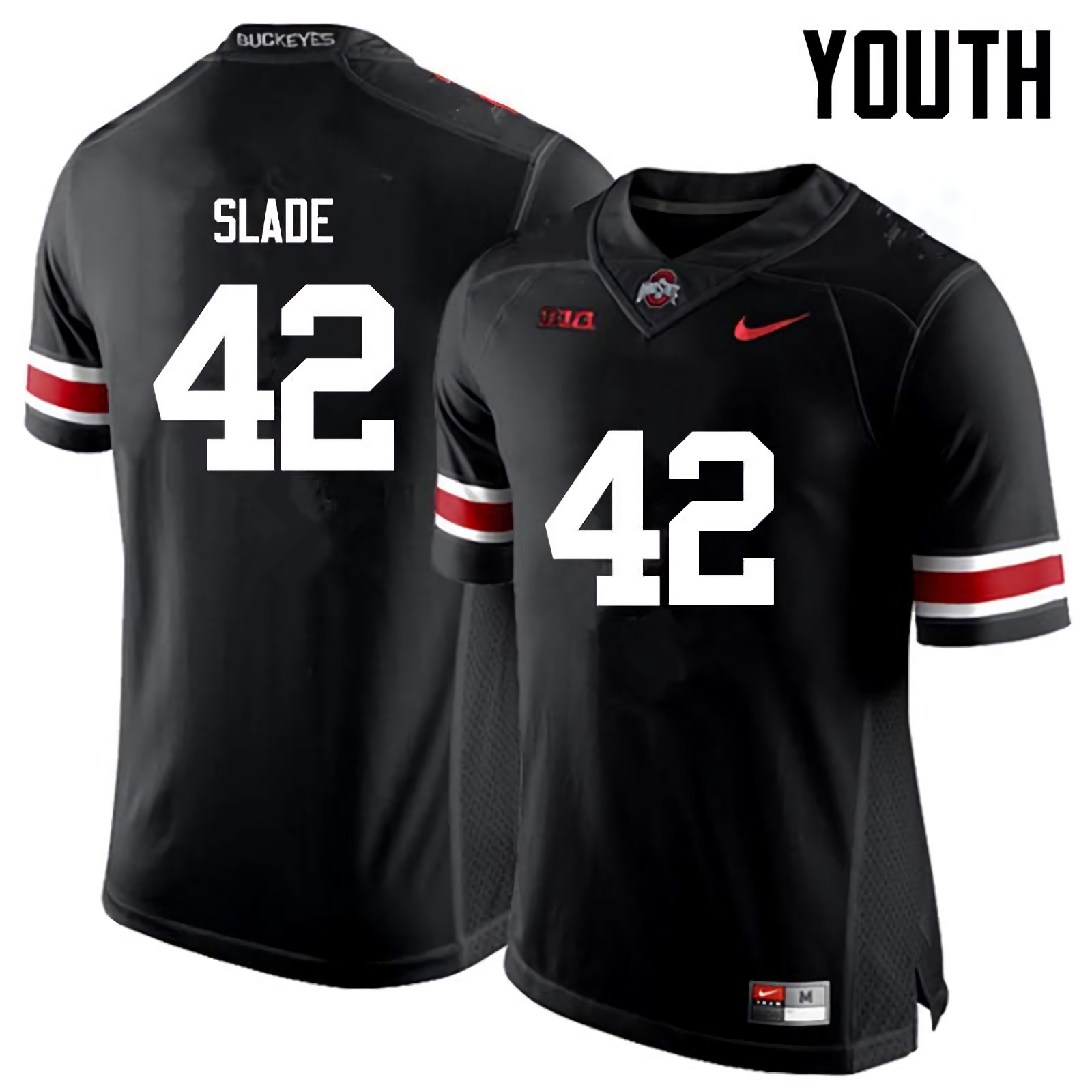 Darius Slade Ohio State Buckeyes Youth NCAA #42 Nike Black College Stitched Football Jersey CEB2156WR